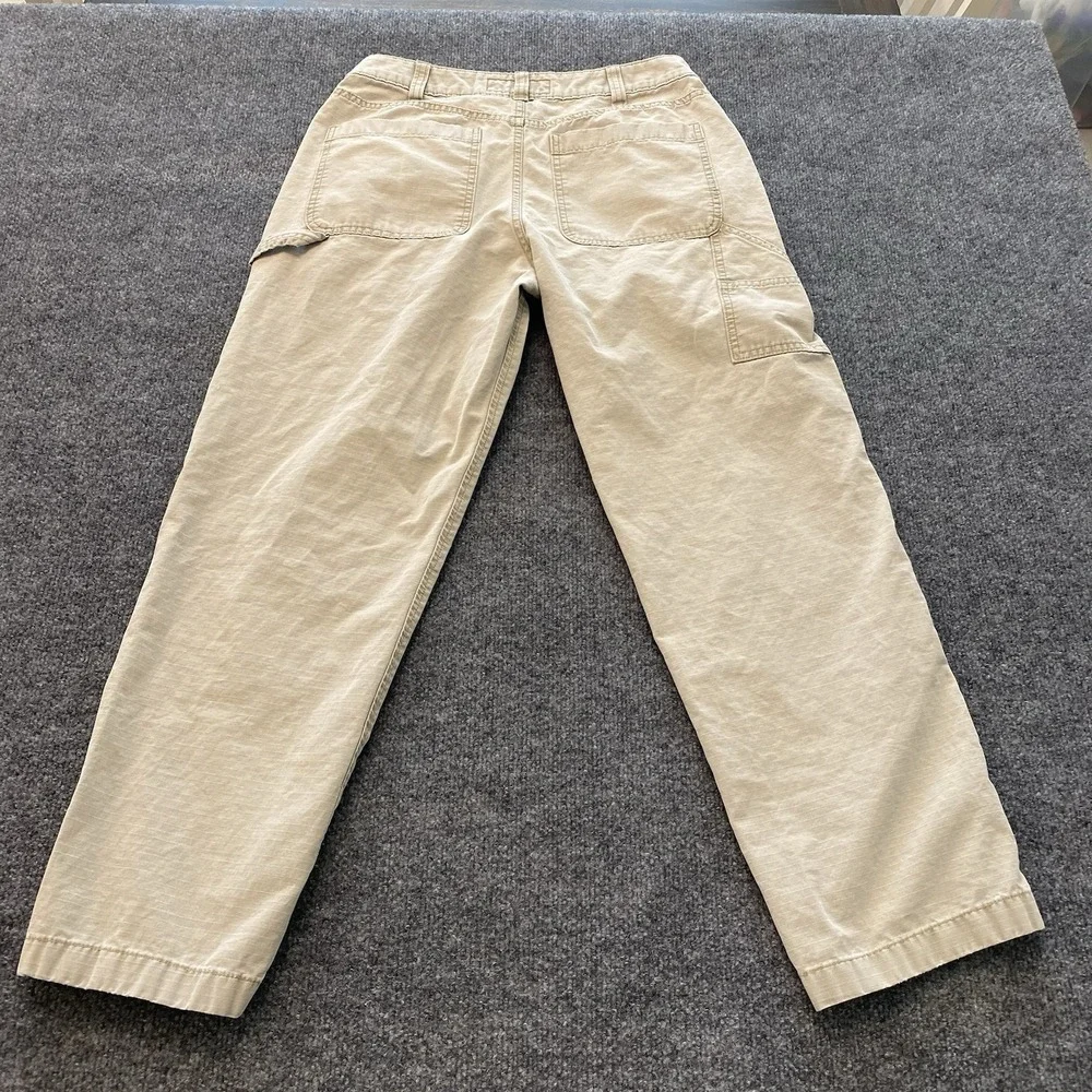Y2K Abercrombie & Fitch Ripstop Carpenter Pants Double Knee Mens 29x30 Loose Fit